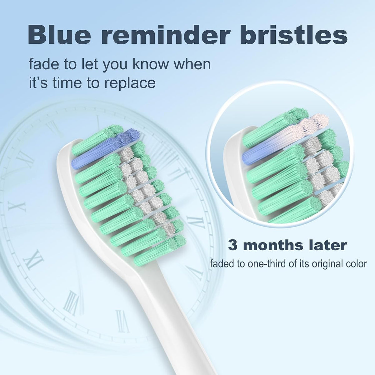 Replacement Toothbrush Heads for Philips Sonicare - 8 Pack, Compatible & Durable