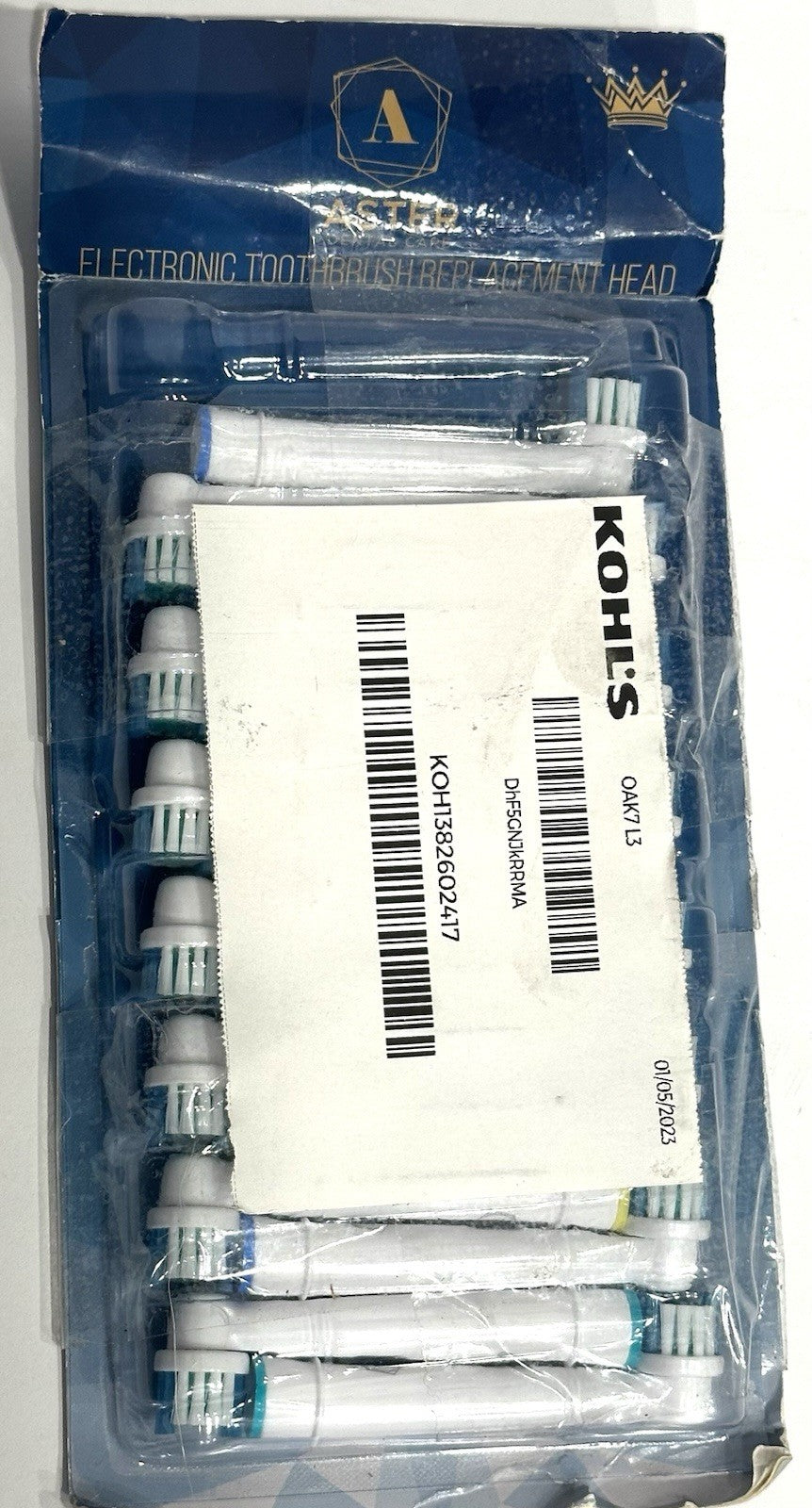 Aster Replacement Toothbrush Heads 15 Pack for Oral-B Braun - New