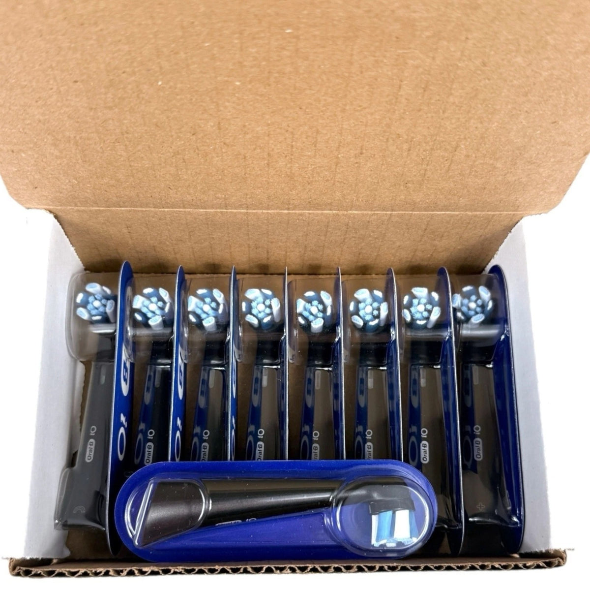 Deep Clean Replacement Brush Heads for Oral-B iO Series 9 Pack - All Black