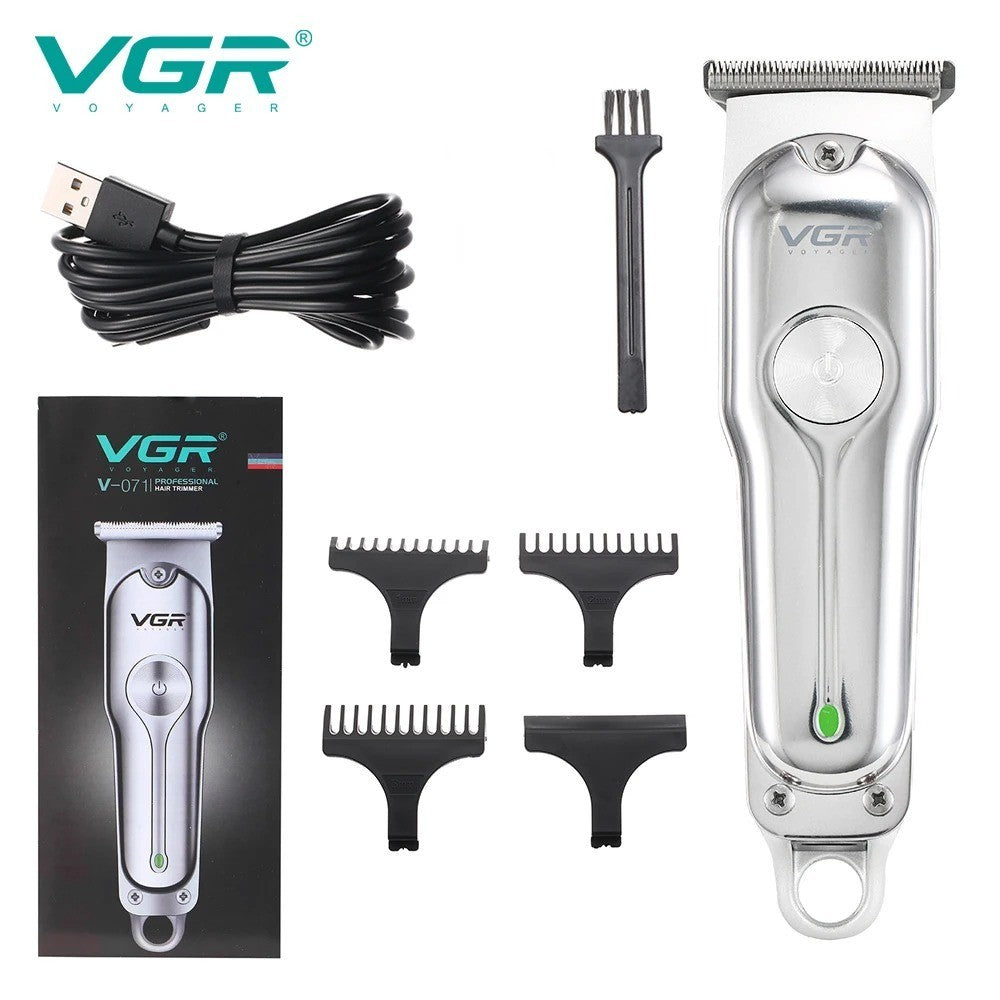 Professional Cordless Hair Trimmer with T-Blade and USB Charging