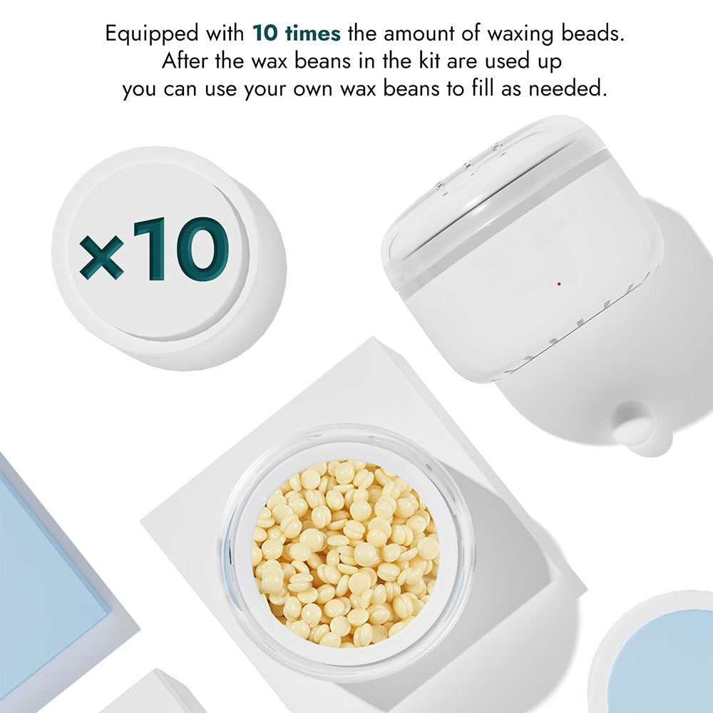 Portable Nose and Ear Wax Removal Kit with Wax Warmer and Accessories
