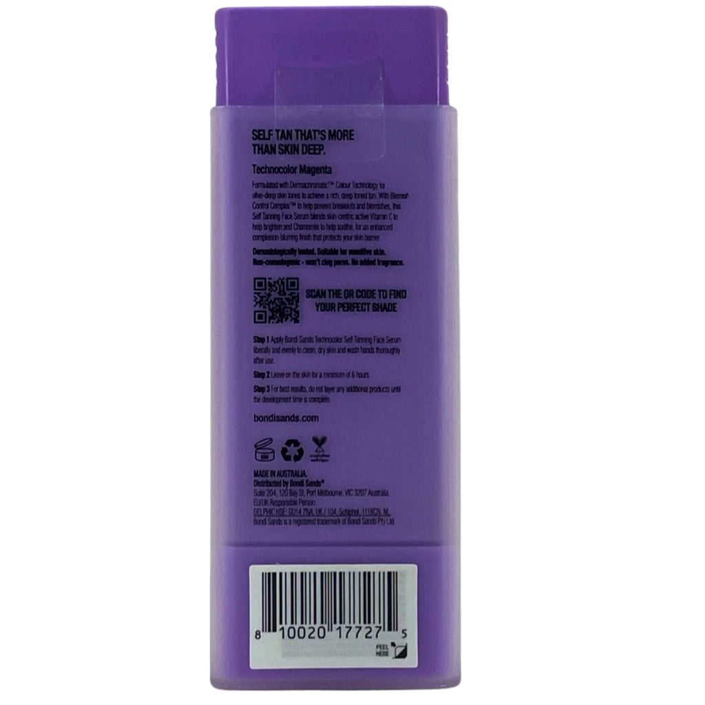 Self Tanning Face Serum Magenta Deep Tone - Hydrating & Brightening