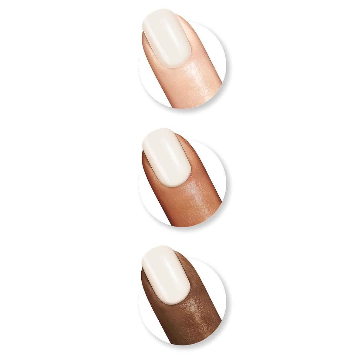 White Fast-Drying Nail Polish - 0.31 Fl Oz for Quick Touch-Ups