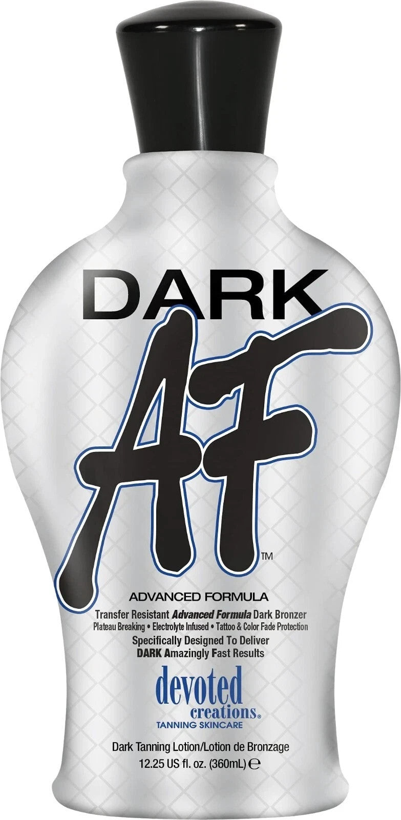Dark Bronzer Tanning Bed Lotion 12.25oz - Transfer Resistant, DHA Formula