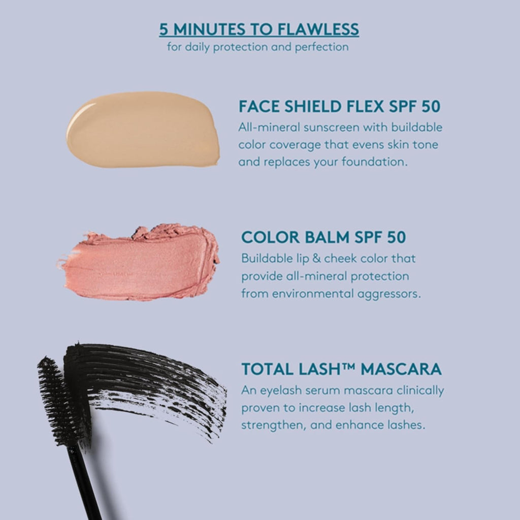 SPF 50 Face Shield with Tone-Adapting Color & Mineral Sunscreen