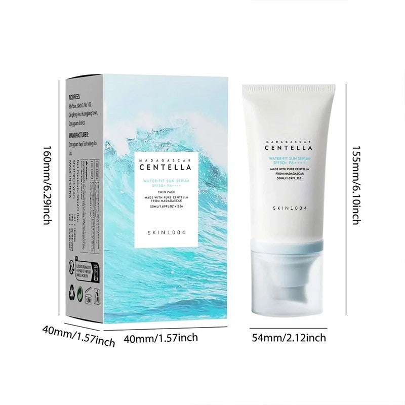 SPF 50+ Facial Sunscreen with Centella - Daily Sunblock & Skin Protector