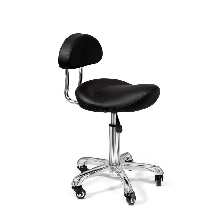 Adjustable Swivel Stool with Wheels for Salon Spa Tattoo Facial Massage