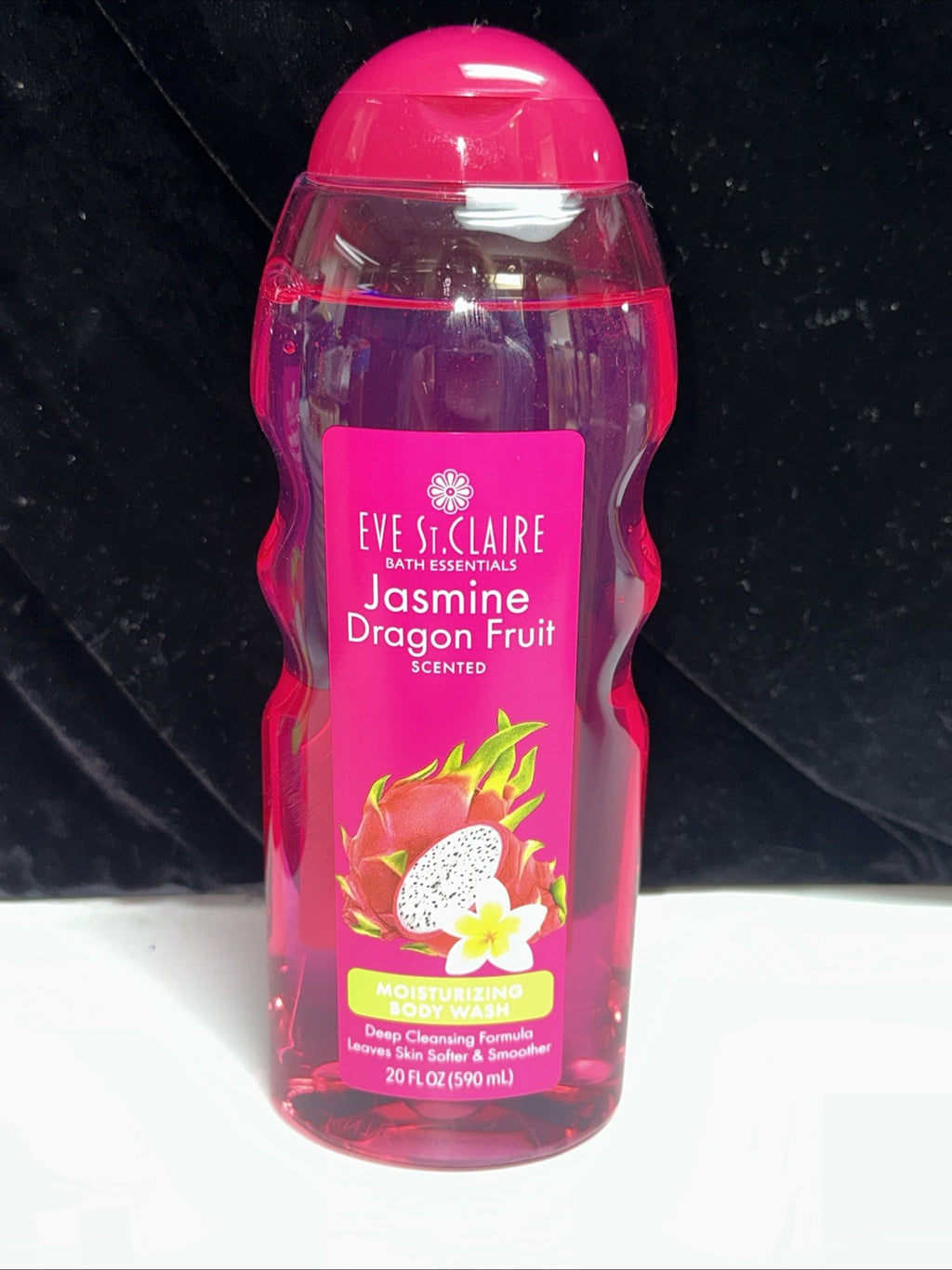 3 Pack Jasmine Dragon Fruit Scented Body Wash - Bath Essentials Set