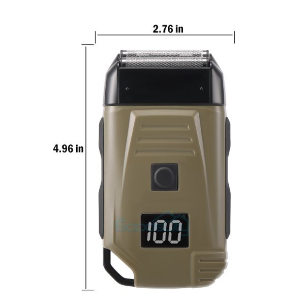 Electric Men's Shaver with Double Head Waterproof USB Charging