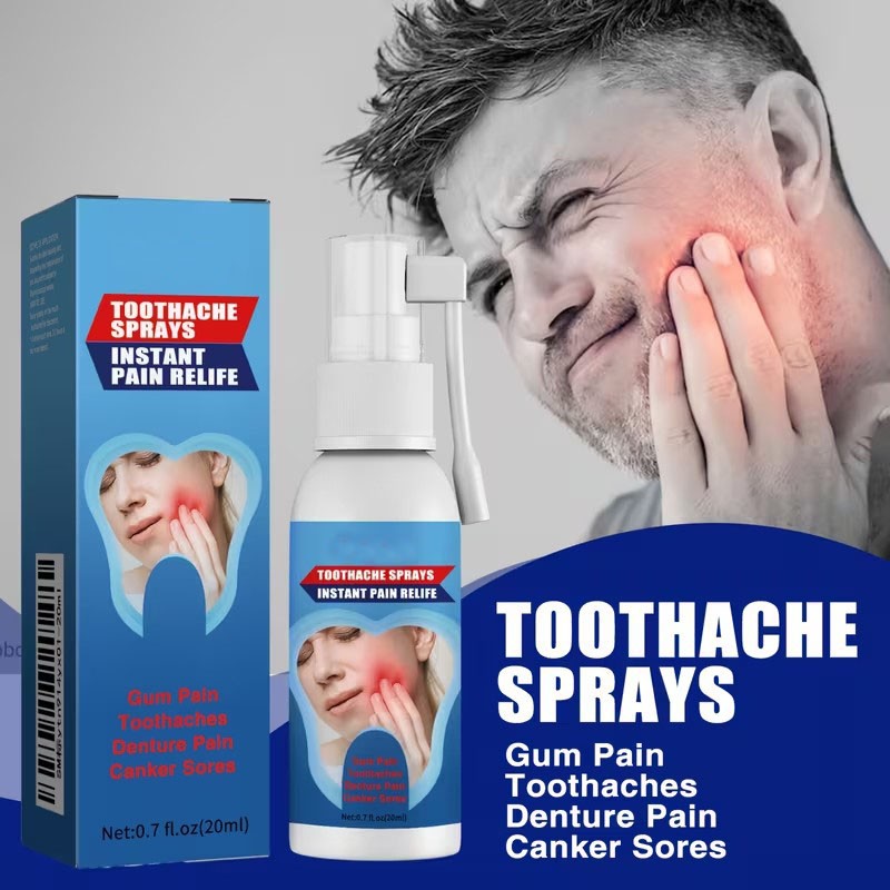 Herbal Toothache Relief Spray for Sensitive Teeth & Gums - Oral Care