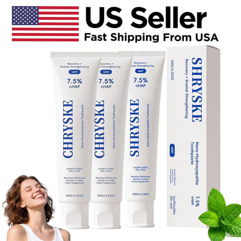 Natural Toothpaste Whitening for Sensitive Teeth - 1-3 Pack