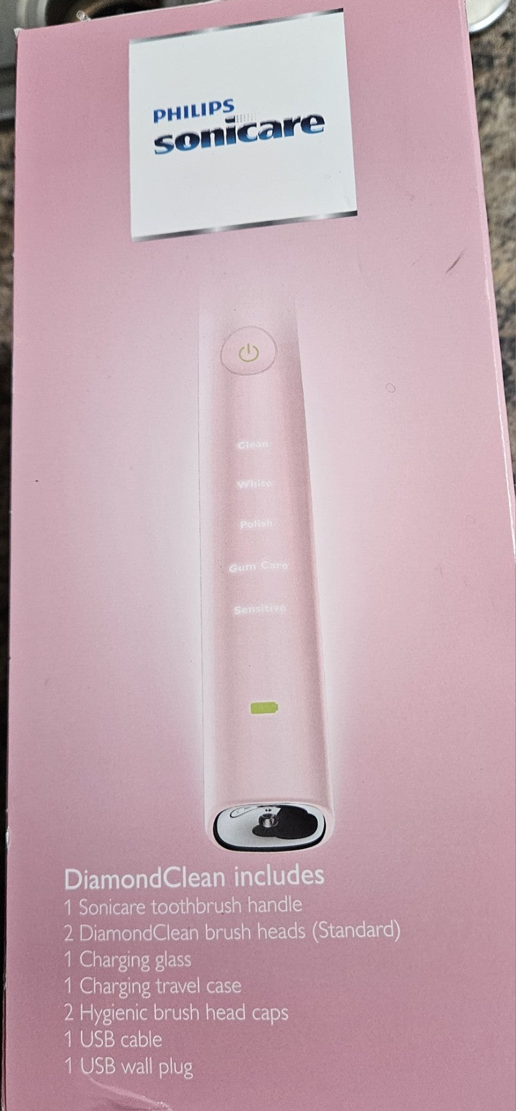 Pink Sonic Electric Toothbrush with Multiple Modes - Rechargeable, Travel Case