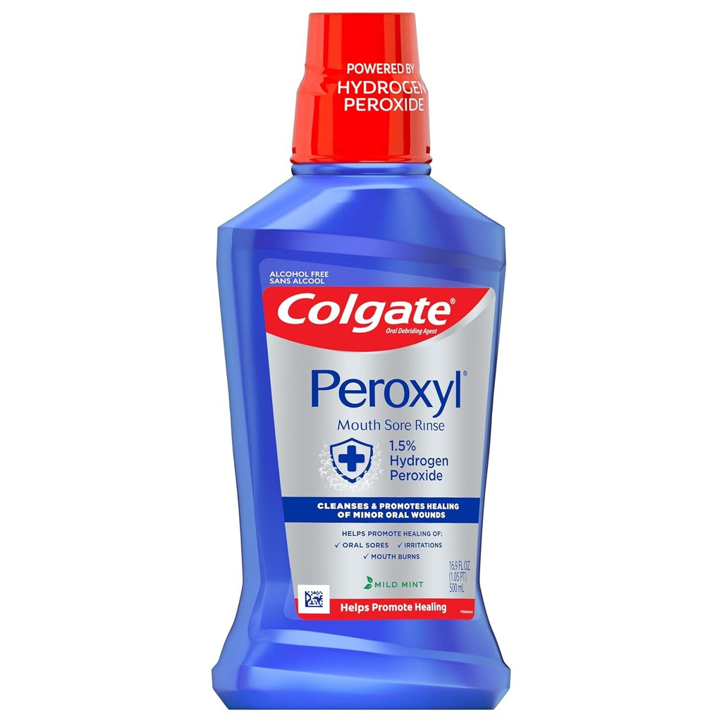 Mild Mint Mouthwash & Oral Sore Rinse - 500ml Antiseptic Oral Care