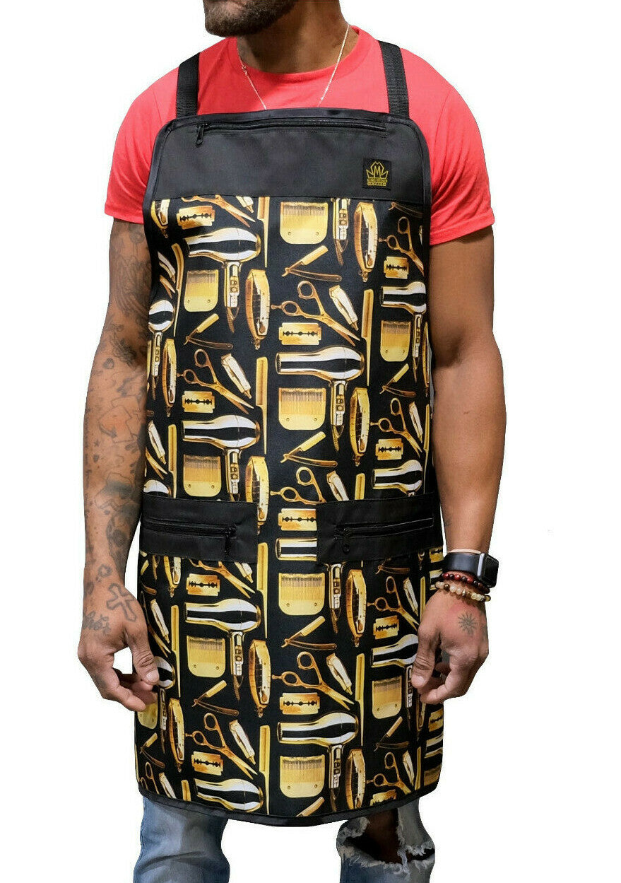Professional Barber Apron Unisex Salon Protective Clothing with Pockets
