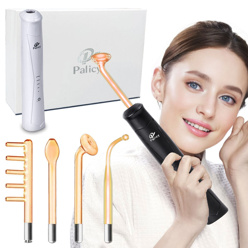 High Frequency Facial Wand for Skin Tightening & Acne Treatment - Portable Handheld Device