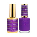 Purple Flower Gel & Nail Polish Set - Long-Lasting, Vitamin Enriched, 0.6 oz
