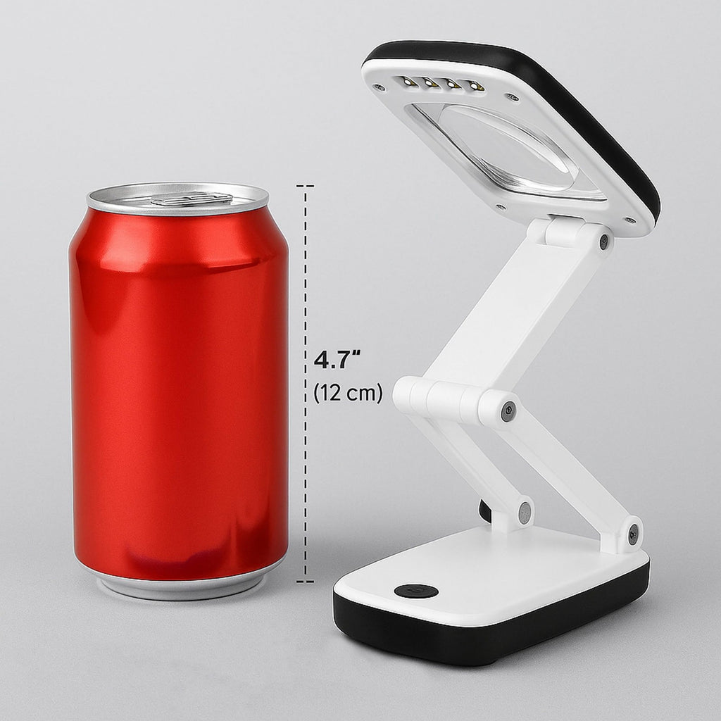 Pocket Magnifying Glass with Light and Stand 3X for Reading & Close Work