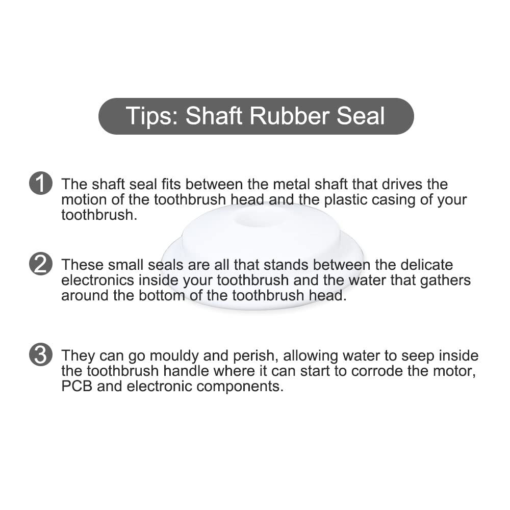 Waterproof Rubber Seal Replacement for Philips Sonicare Electric Toothbrush