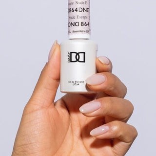DND Gel Nail Polish Nude Escape UV/LED 864 - Long Lasting, No Chipping