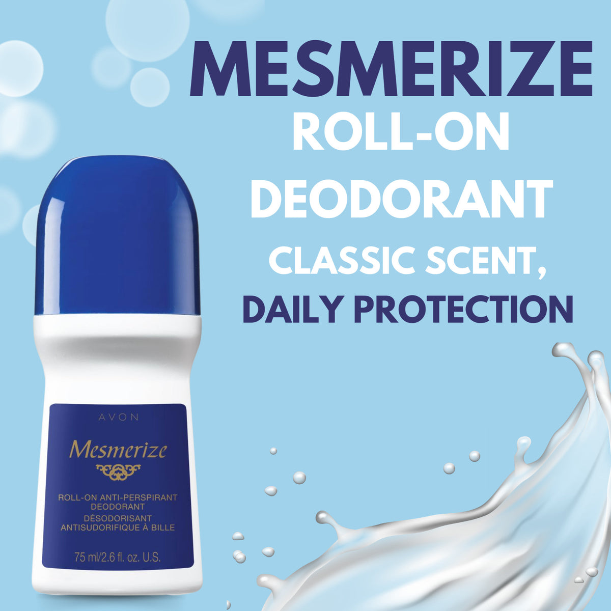 Men's Roll-On Antiperspirant Deodorant - Fresh Scent, 2.6 fl oz, 6-Pack