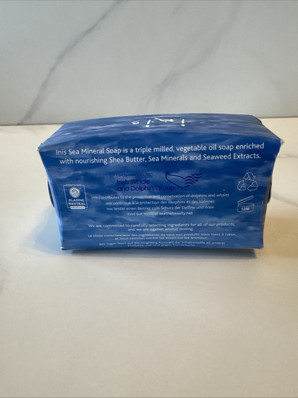 Large Sea Mineral Bar Soap with Shea Butter & Seaweed Extracts 7.4 oz