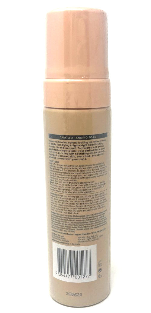Self Tanning Mousse Dark 6.7 fl oz - Streak-Free, Sealed