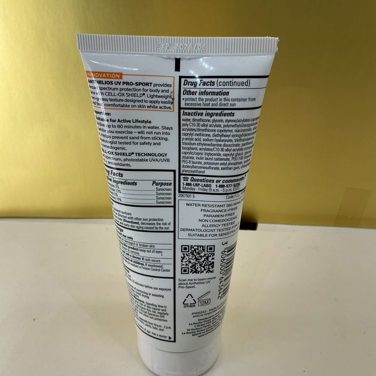 SPF 50 Sunscreen Lotion for Face & Body, Pro-Sport UV Protection 6.7oz
