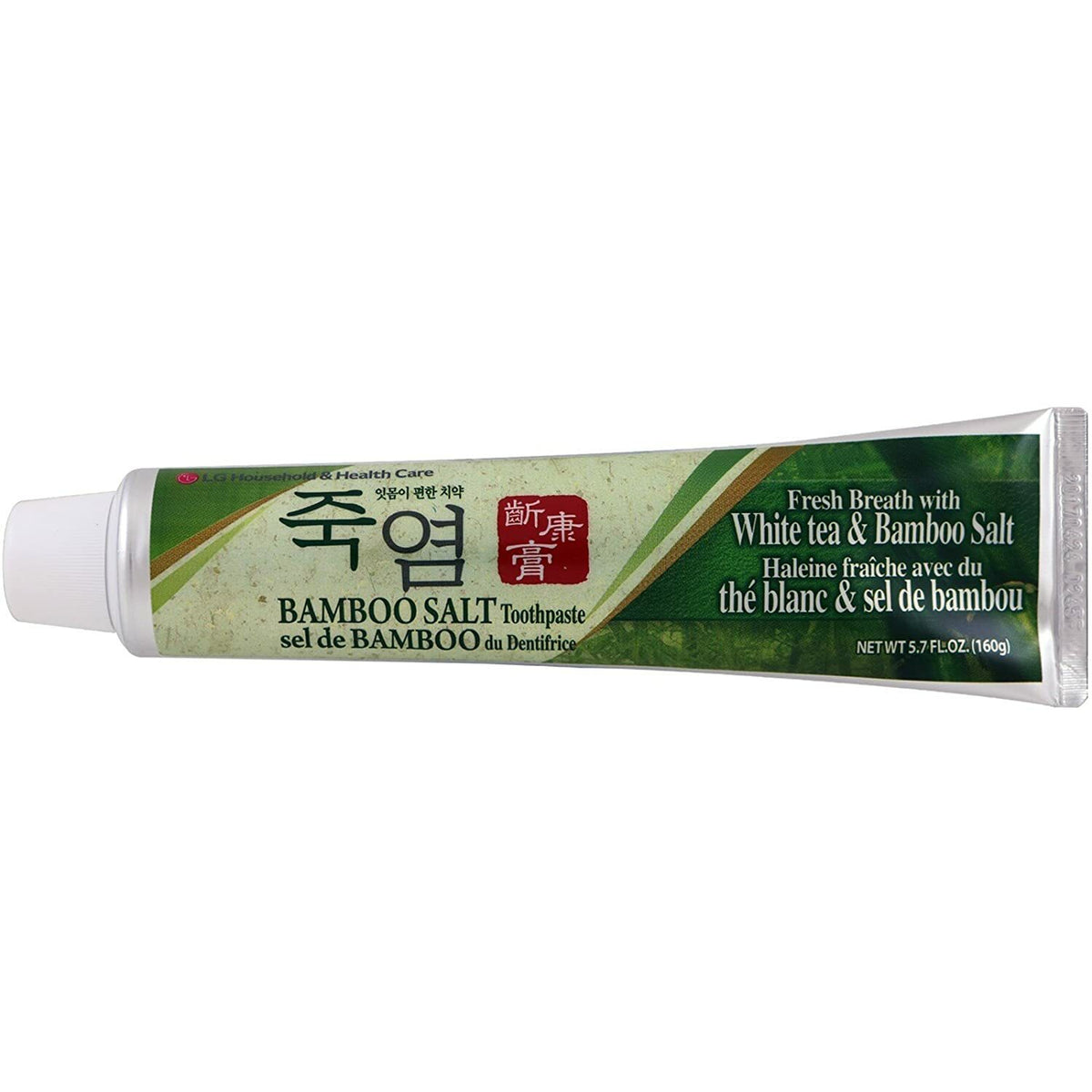 Bamboo Salt Toothpaste for Fresh Breath and Gum Care - 2 Pack, 5.6 oz