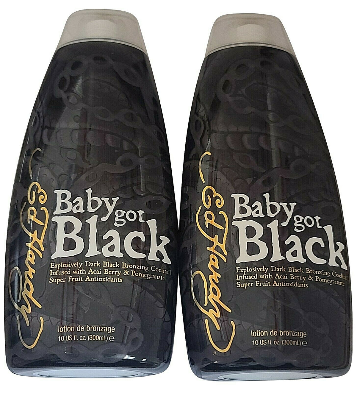 Ed Hardy Baby Got Black Tanning Bed Bronzer Lotion - 2 Pack, 10 oz