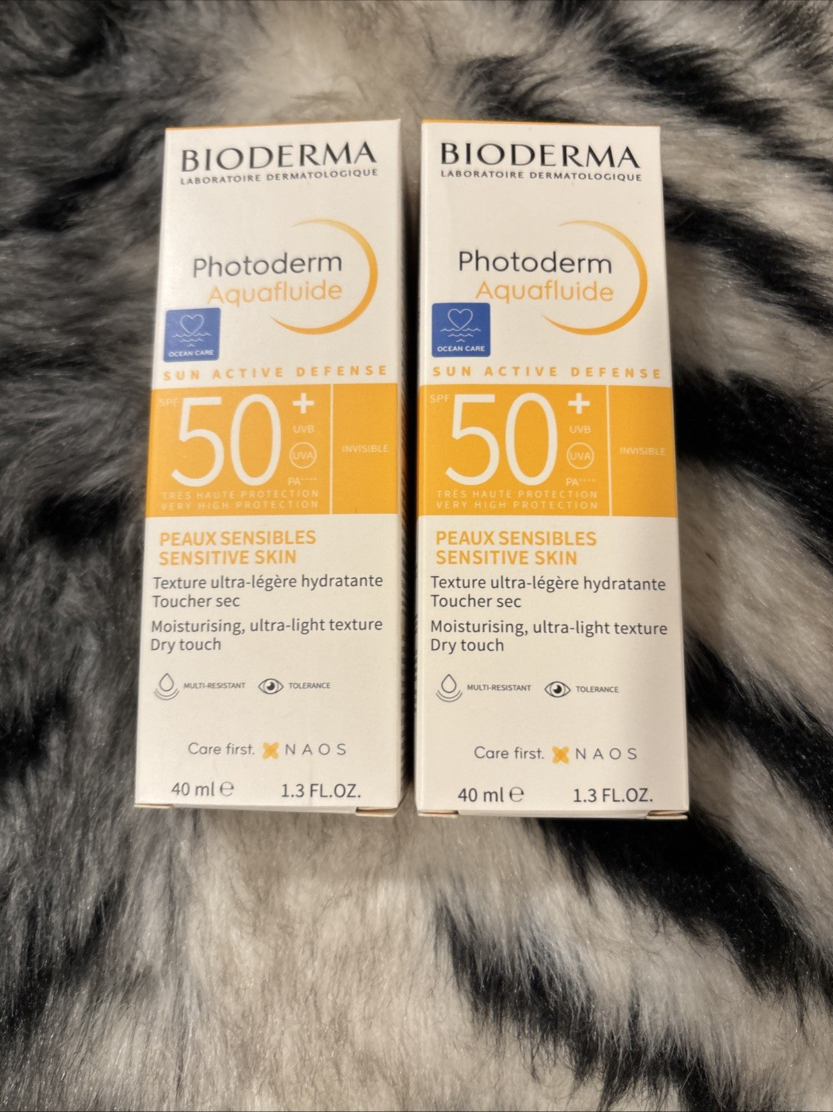 Bioderma Photoderm Aquafluide SPF 50+ Sensitive Skin Sunscreen 40ml 2-Pack
