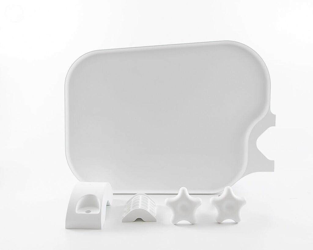 Utility Pole Mount Dental Medical Access Shelf Tray - Assorted Colors