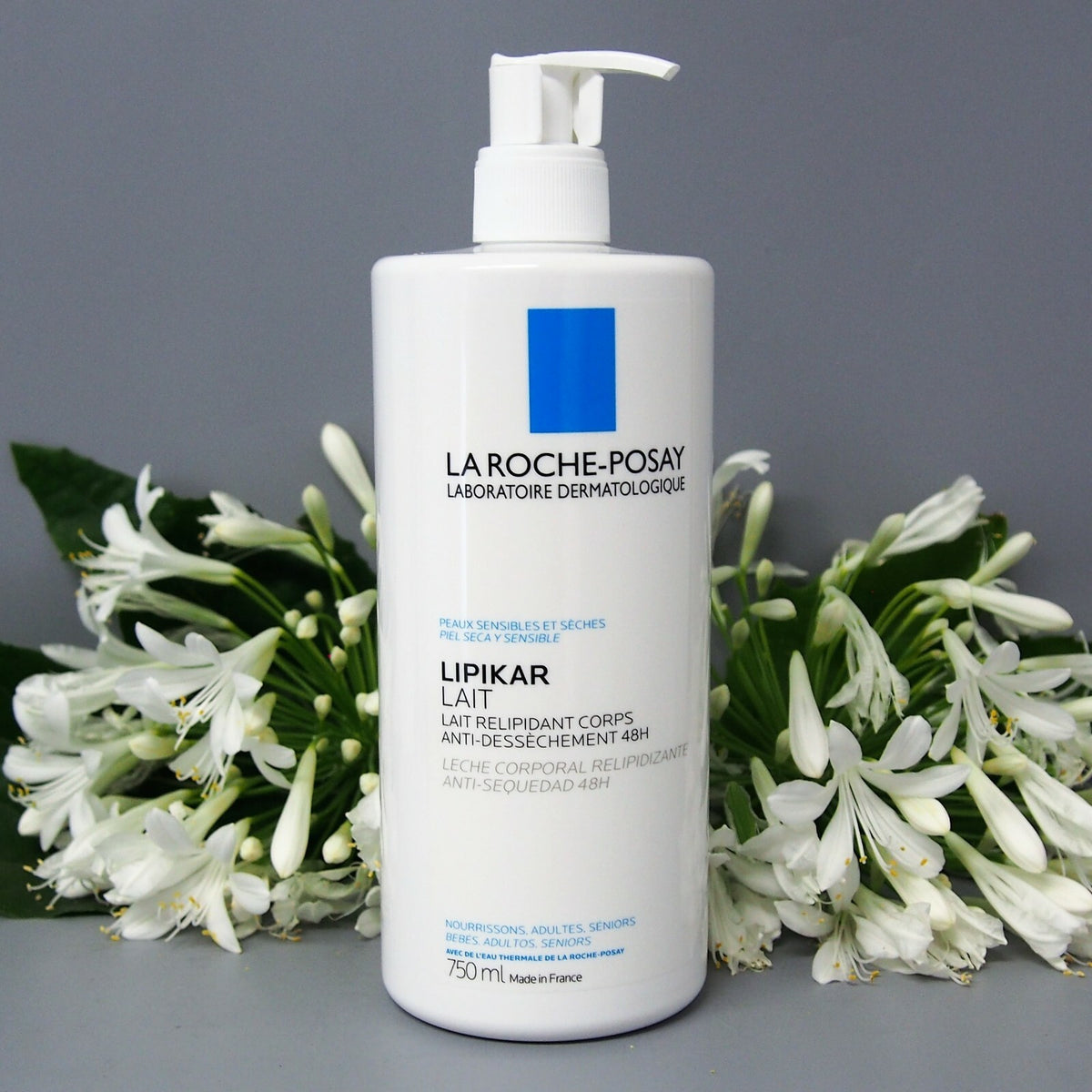 Lipikar Body Milk - Hydrating Anti-Dryness Lotion for Dry Skin 750ml 2 Pack