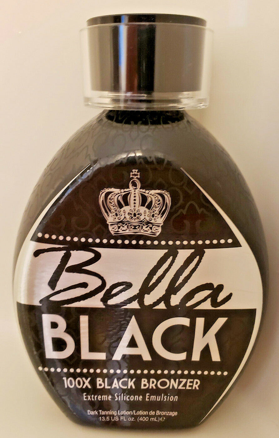 Black Bronzer Lotion for Tanning - Silicone DHA Formula 13.5oz