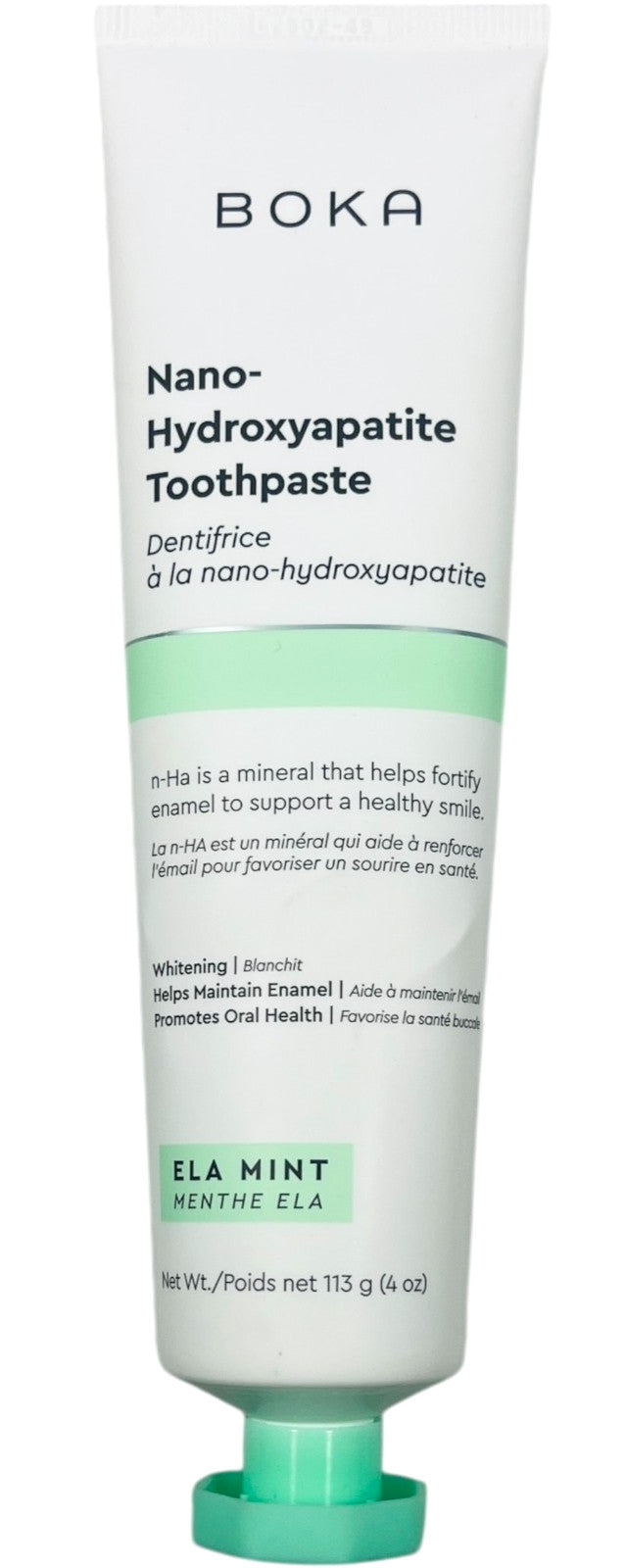 Fluoride-Free Toothpaste with Nano Hydroxyapatite Ela Mint 4 oz - Natural Oral Care