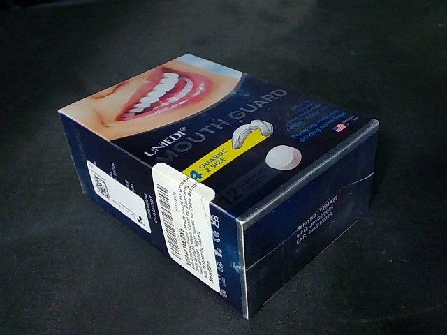 Uniedi Mouth Guard for Teeth Grinding & Clenching with Cleaning Tablets - Custom Fit, BPA-Free, 4 Guards Set