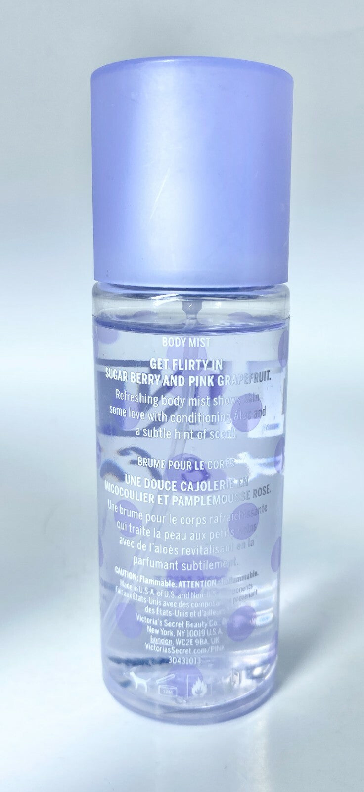 Pink Sweet & Flirty Body Mist 2.5oz - Fresh Fragrance Spray