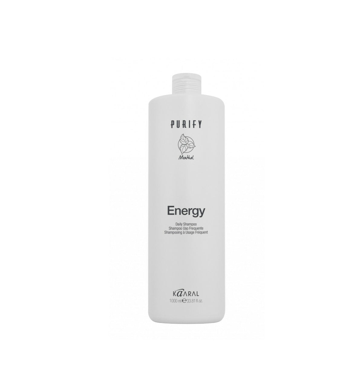 Kaaral Purify Energy Shampoo 1000ml for All Hair Types - Gentle Cleansing