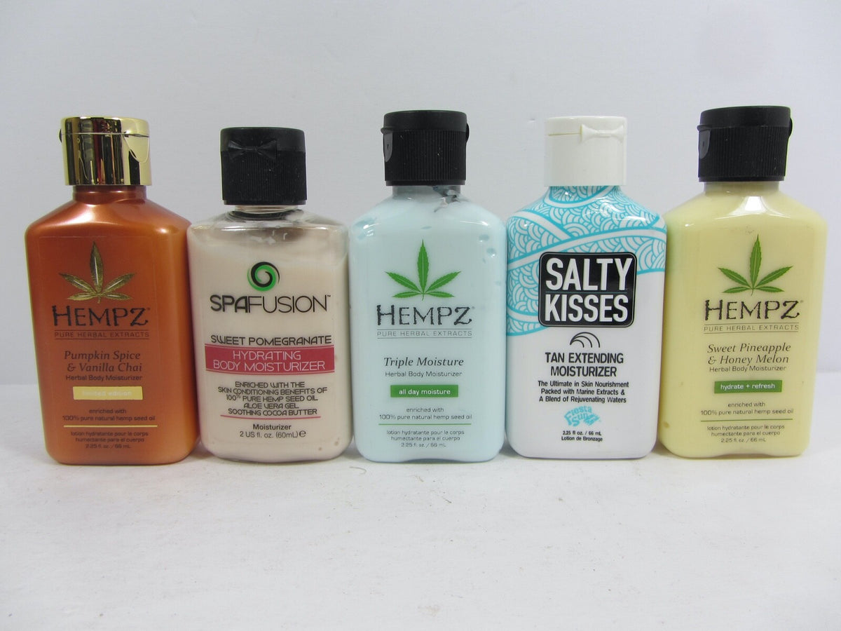 Travel Size Body Moisturizer Lotions 4 Pack – Assorted Scented Hydrating Lotions