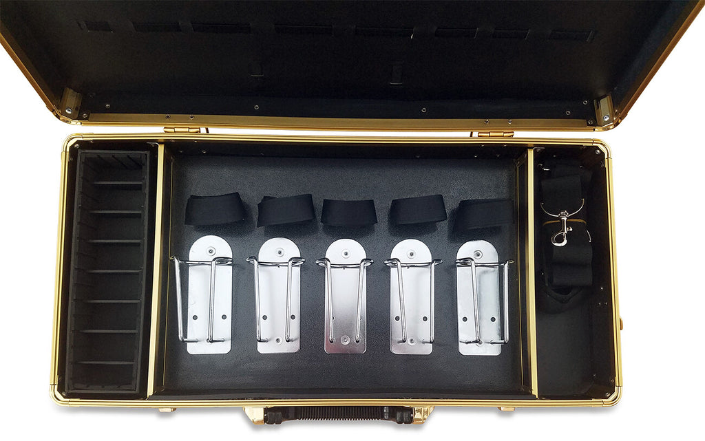 Professional Barber Lock Case Organizer for Clippers & Styling Tools