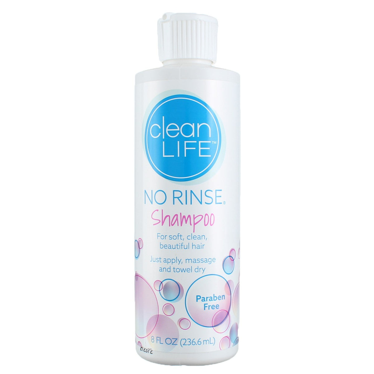 No Rinse Shampoo 8 fl oz - Gentle, Waterless Hair Cleanser for Easy Use