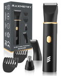 Men's 3-in-1 Waterproof Body Hair Trimmer – USB-C Rechargeable