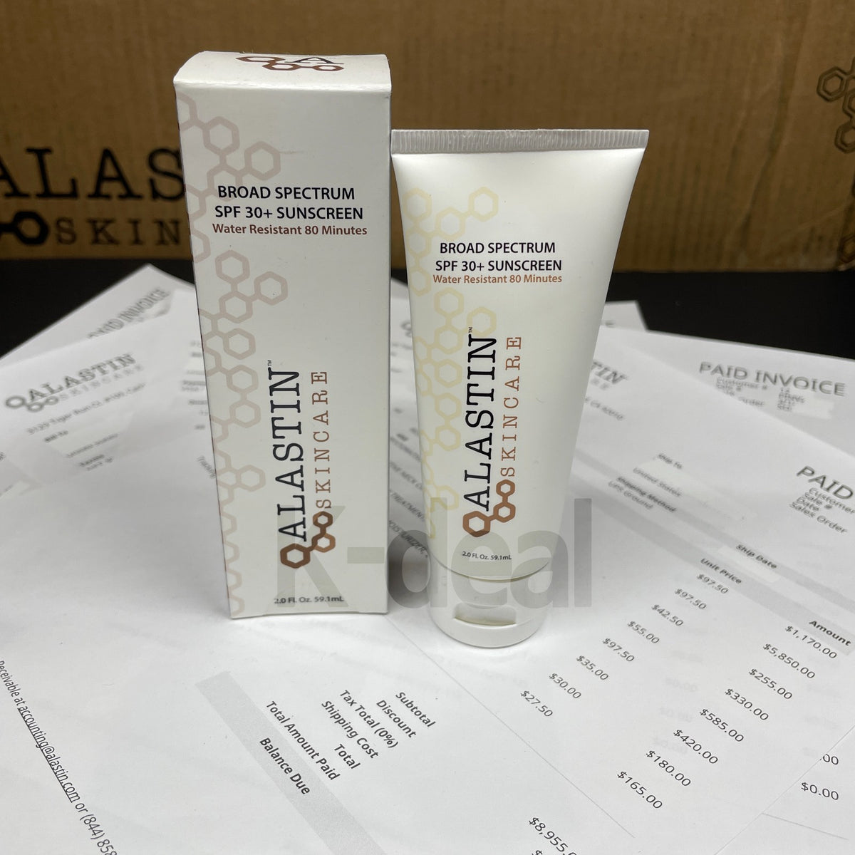 Broad Spectrum SPF 30+ Sunscreen Water Resistant 80 Minutes 2 fl oz