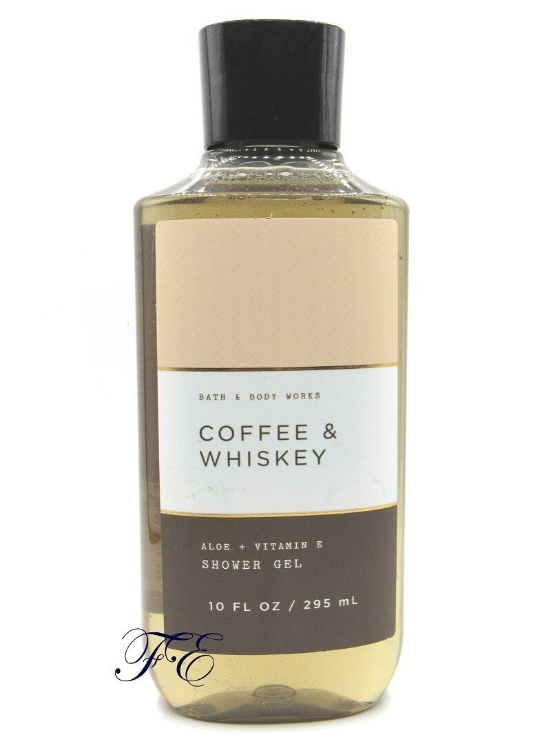 Men's Coffee & Whiskey Scented Shower Gel - 10 Fl Oz Body Wash