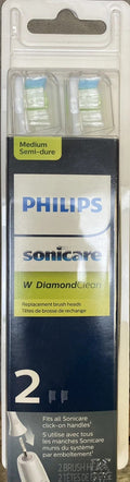 Philips Sonicare W DiamondClean Toothbrush Heads - 2 Pack Replacement Refills