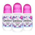 Mineral Roll-On Deodorant Unscented Vegan Natural 2.25oz Pack of 3