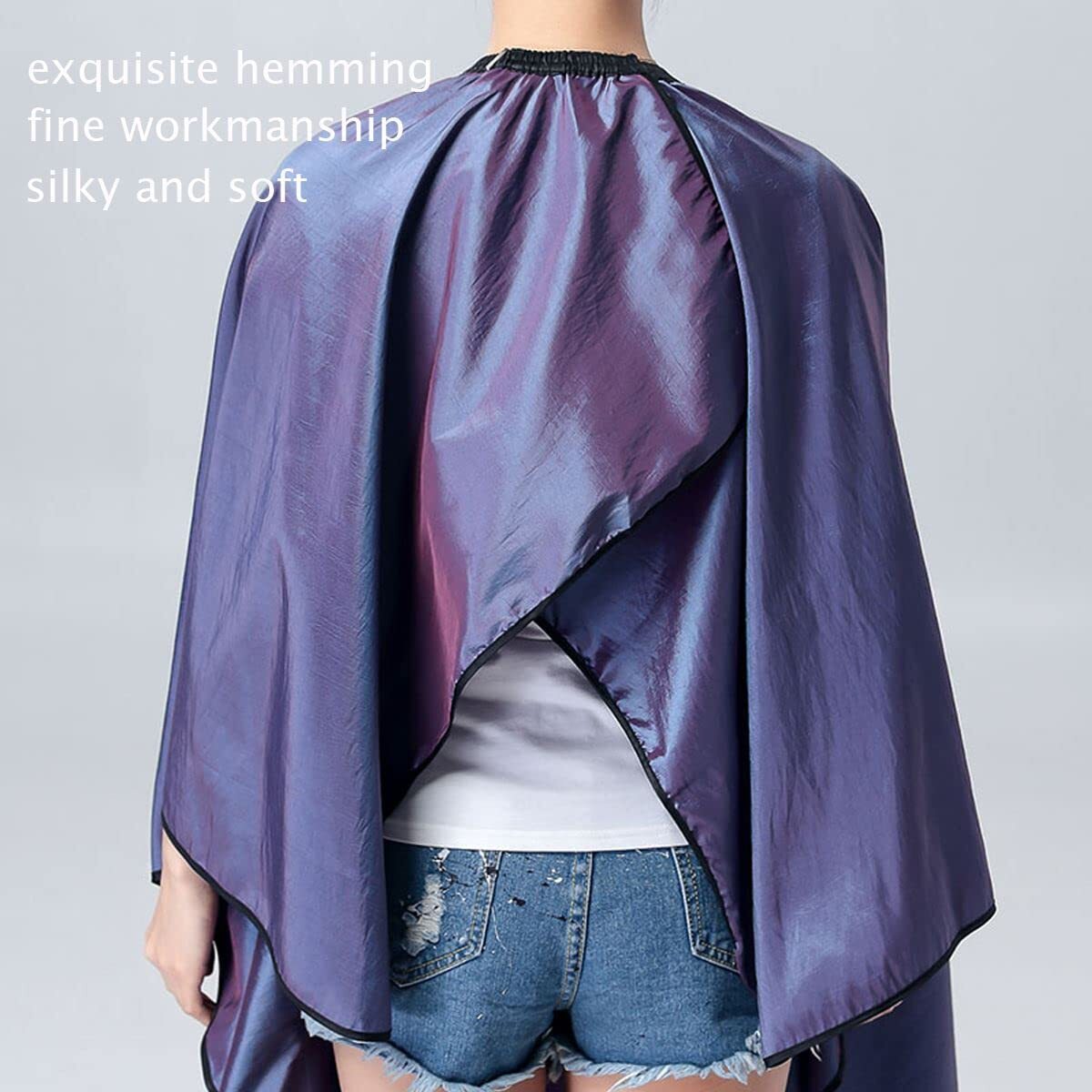 Waterproof Hair Cutting Cape with Hand Holes for Salons and Barbershops