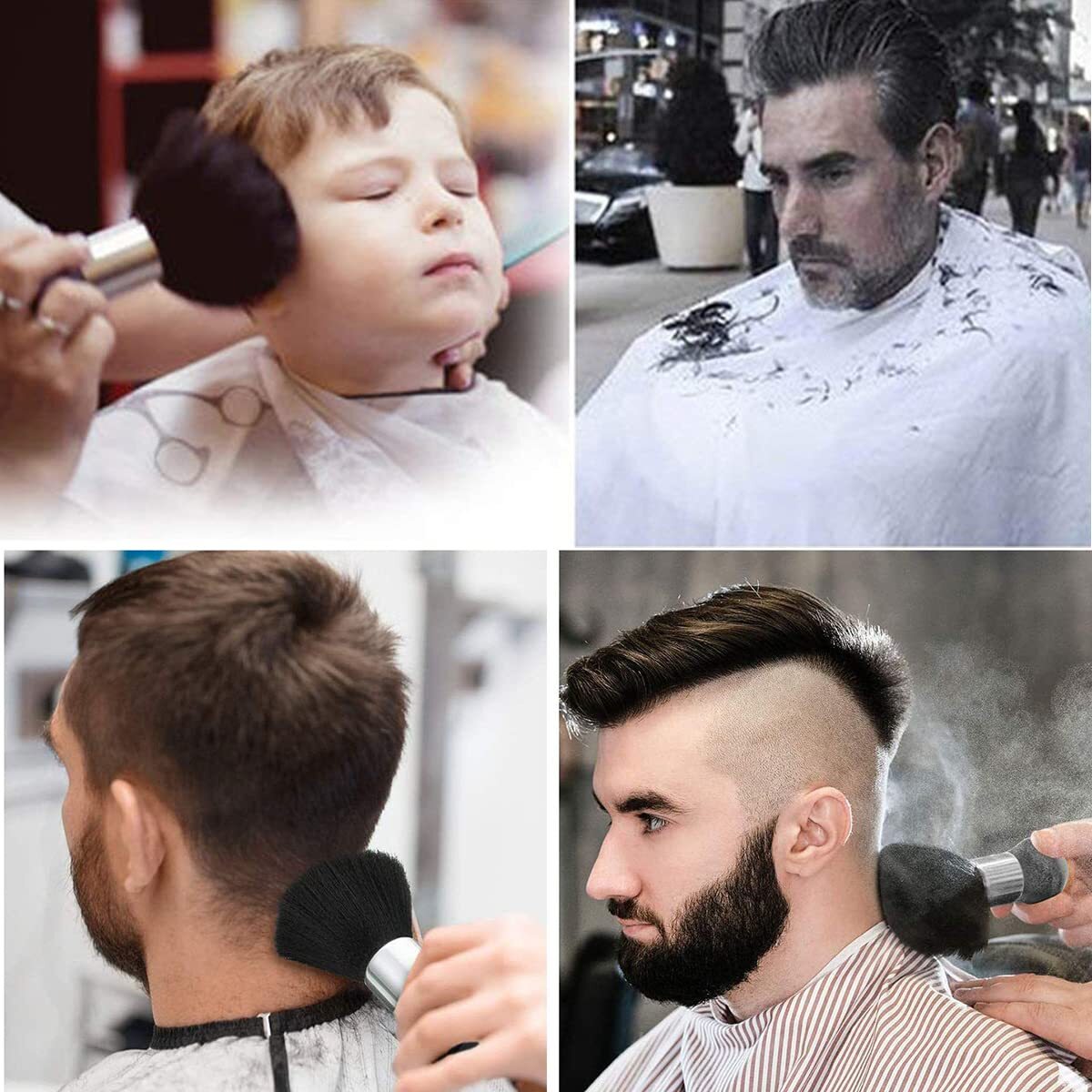 Professional Hair Cutting Cape with Adjustable Clips for Salons & Barbershops