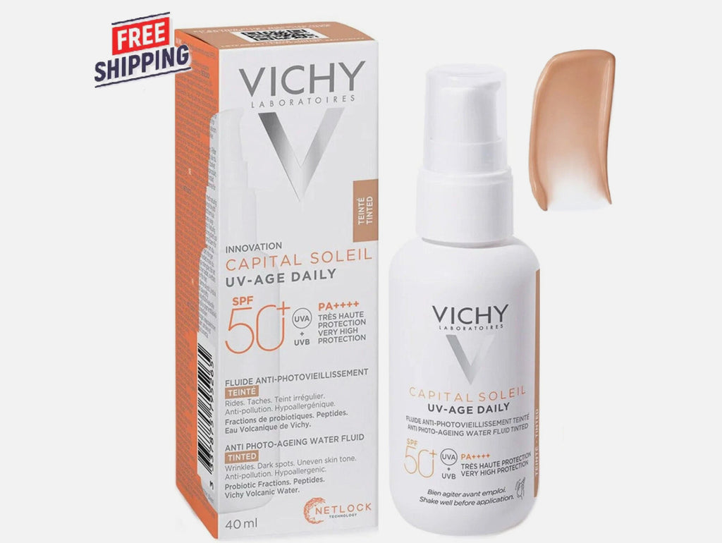 Vichy Tinted SPF50+ Anti-Ageing Face Fluid with Niacinamide & Probiotics 40ml