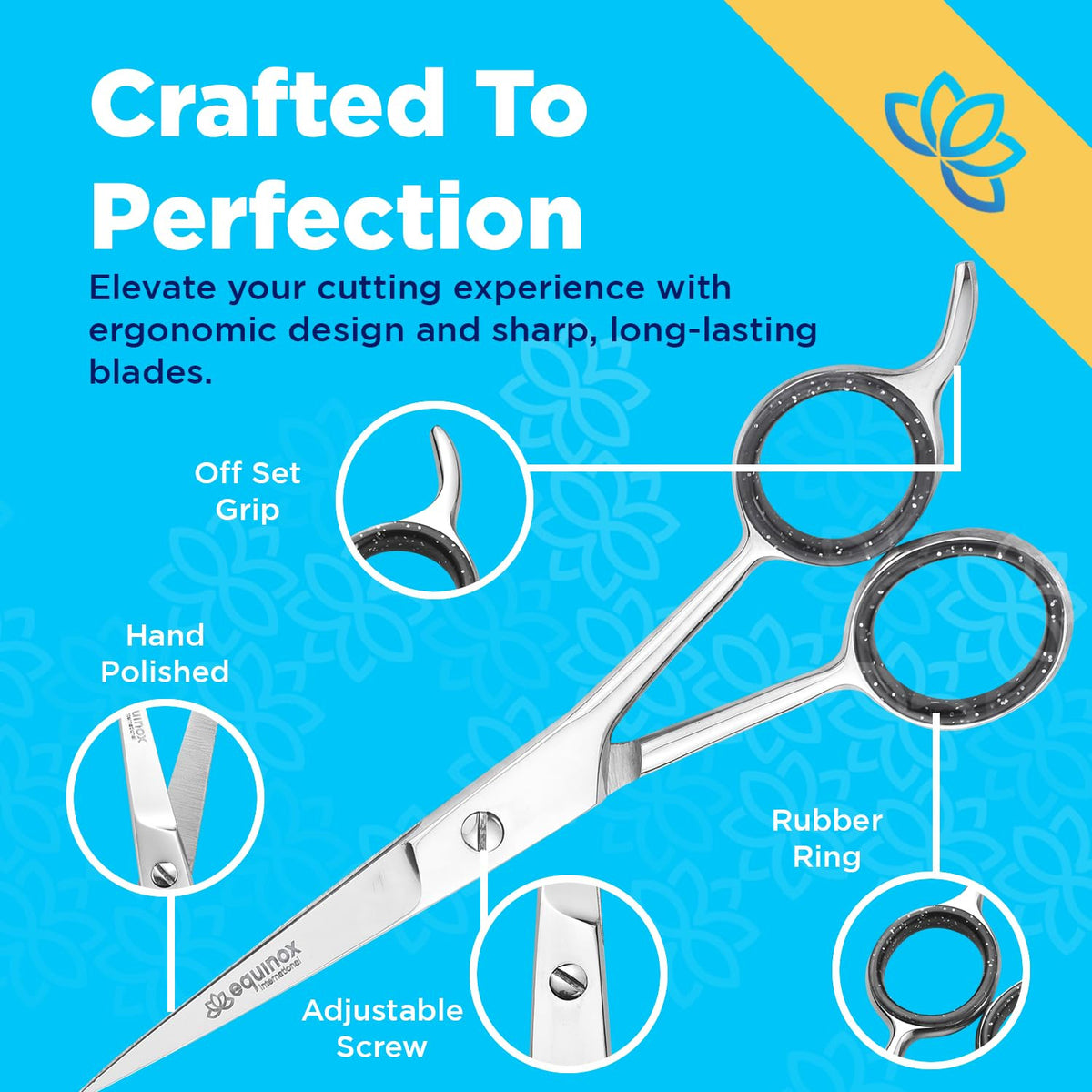 Professional Hair Cutting Scissors Set - Blending Shears for Hair Styling