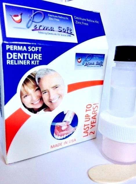 Denture Reline Kit for Upper or Lower Dentures - Soft, Professional-Grade